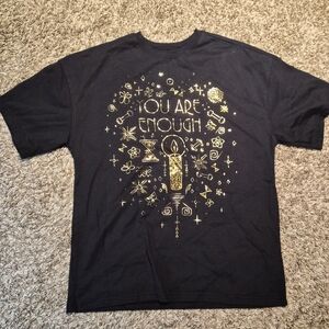 Disney Wish Gold You Are Enough Tshirt M Medium New